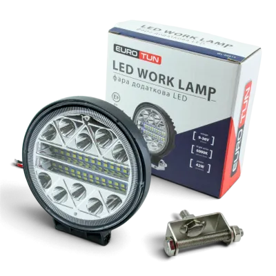 Додаткова LED-фара EuroTun кругла COMBO 110×35 мм 42W 5000K