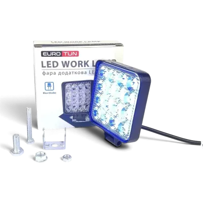Додаткова LED-фара EuroTun квадратна FLOOD 85×85×35 мм 48W для оприскувача