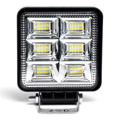 Додаткова LED-фара EuroTun квадратна SPOT 110×110×35 мм 144W 2 функції Додаткова LED-фара EuroTun квадратна SPOT 110×110×35 мм 144W 2 функції