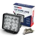Додаткова LED-фара EuroTun квадратна FLOOD 110×110×35 мм 48W