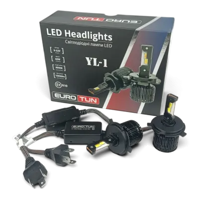 LED-лампа H4 EuroTun YL-1 65W 10000Lm 6000K CANbus LED-лампа H4 EuroTun YL-1 65W 10000Lm 6000K CANbus