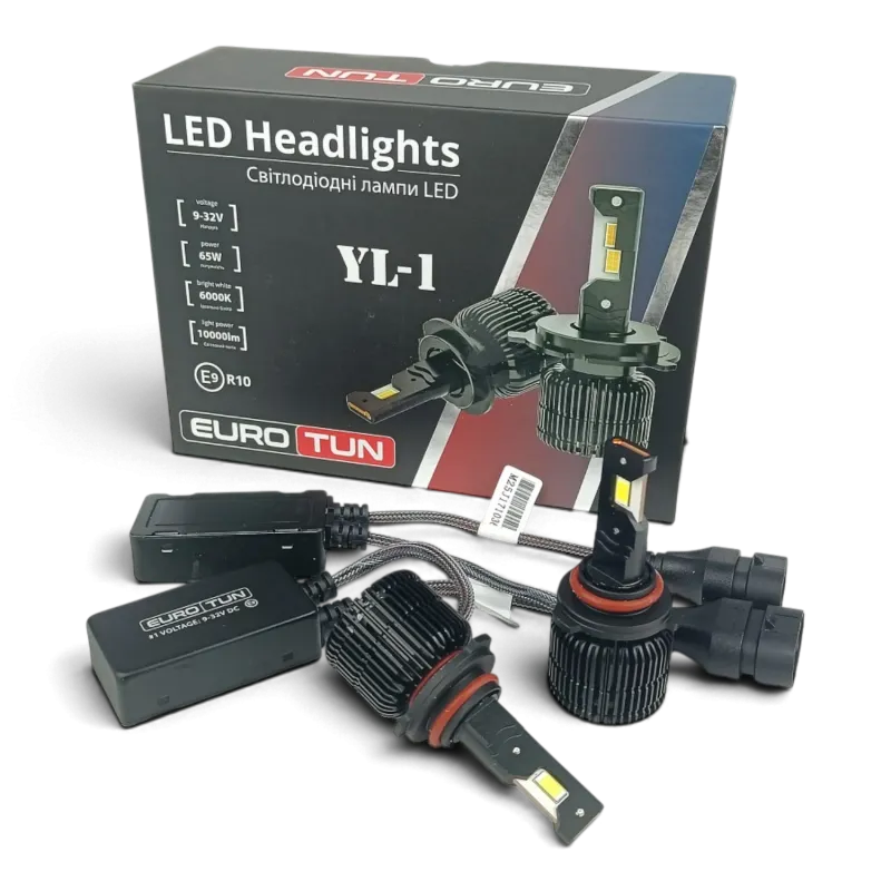 LED-лампа HB4 EuroTun YL-1 65W 10000Lm 6000K CANbus