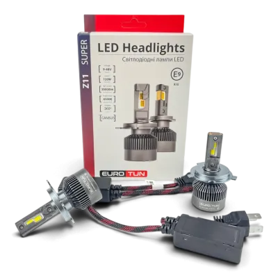 LED-лампа H4 EuroTun Z11E 120W 20000Lm 6500K CANbus LED-лампа H4 EuroTun Z11E 120W 20000Lm 6500K CANbus