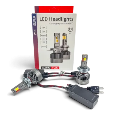 LED-лампа H7 EuroTun Z11E 120W 20000Lm 6500K CANbus LED-лампа H7 EuroTun Z11E 120W 20000Lm 6500K CANbus