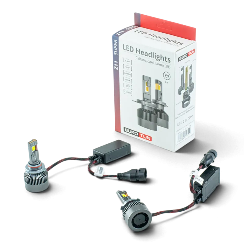 LED-лампа HB3 EuroTun Z11E 120W 20000Lm 6500K CANbus