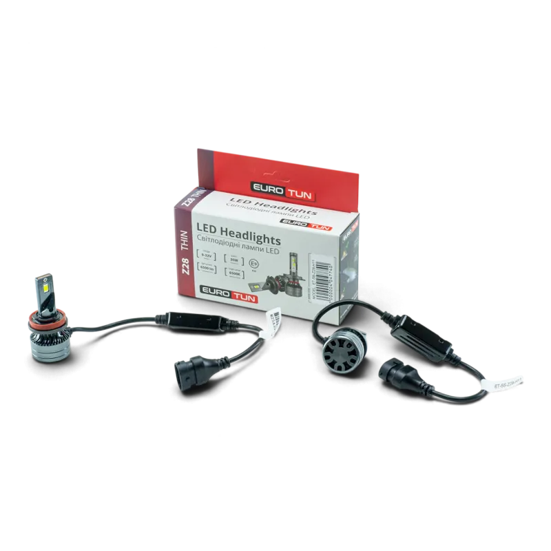 LED-лампа H8/H9/H11/H16 EuroTun Z28 50W 6500Lm 6500K CANbus
