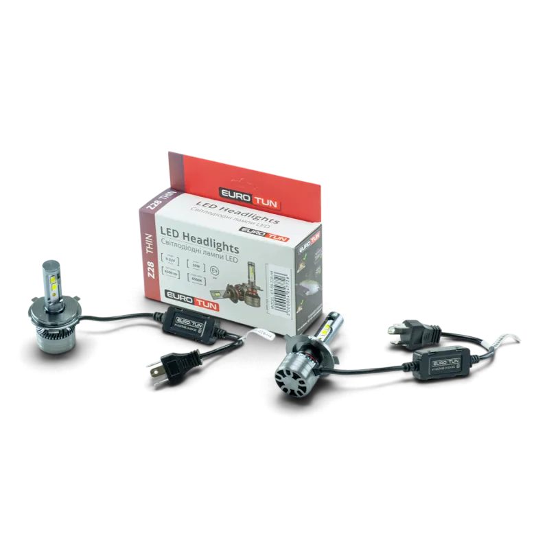 LED-лампа H4 EuroTun Z28 50W 6500Lm 6500K CANbus