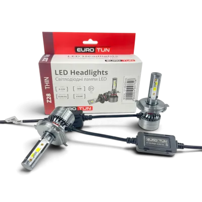 LED-лампа H4 EuroTun Z28 50W 6500Lm 6500K CANbus LED-лампа H4 EuroTun Z28 50W 6500Lm 6500K CANbus