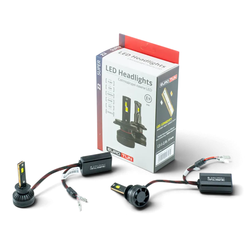 LED-лампа H1 EuroTun Z2E 65W 10000Lm 6500K CANbus