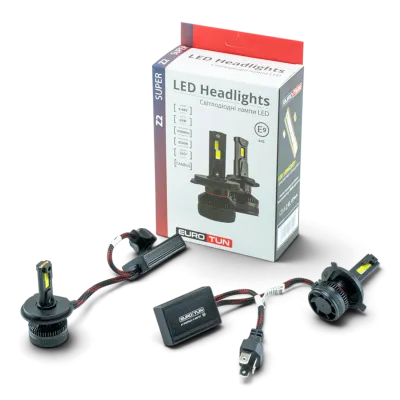 LED-лампа H4 EuroTun Z2E 65W 10000Lm 6500K CANbus LED-лампа H4 EuroTun Z2E 65W 10000Lm 6500K CANbus