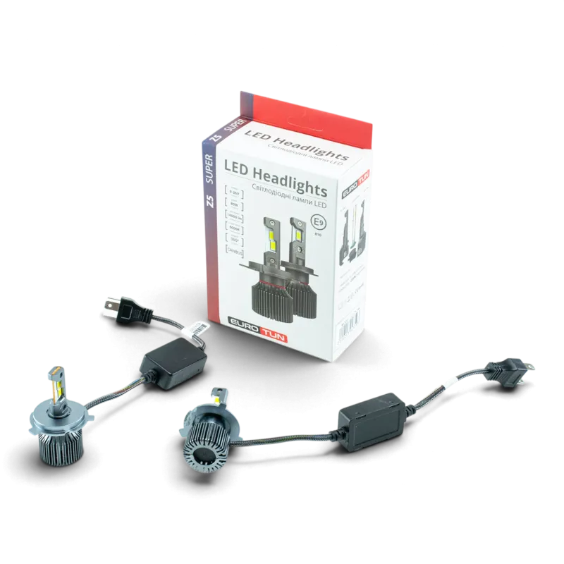 LED-лампа H4 EuroTun Z5 80W 14000Lm 6000K CANbus