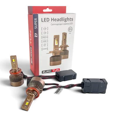 LED-лампа H8/H9/H11/H16 EuroTun Z7E 110W 18000Lm 6500K CANbus LED-лампа H8/H9/H11/H16 EuroTun Z7E 110W 18000Lm 6500K CANbus
