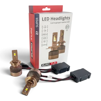 LED-лампа H7 EuroTun Z7E 110W 18000Lm 6500K CANbus LED-лампа H7 EuroTun Z7E 110W 18000Lm 6500K CANbus