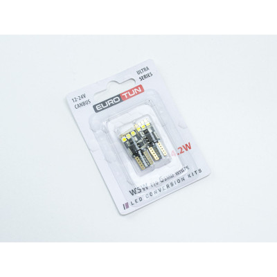 LED-лампа T10 (W5W) EuroTun 6 SMD 3030 4.2W 5700K CAN BUS LED-лампа T10 (W5W) EuroTun 6 SMD 3030 4.2W 5700K CAN BUS