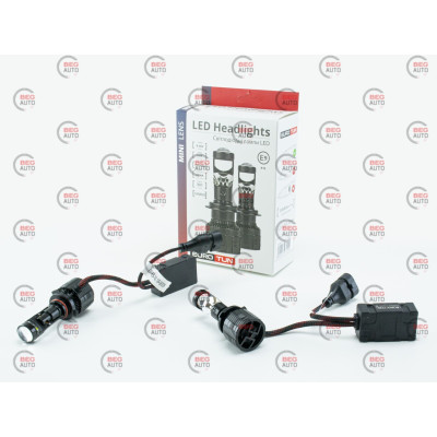 LED-лампа HB3 с линзой EuroTun NL19 60W 6000K CAN BUS