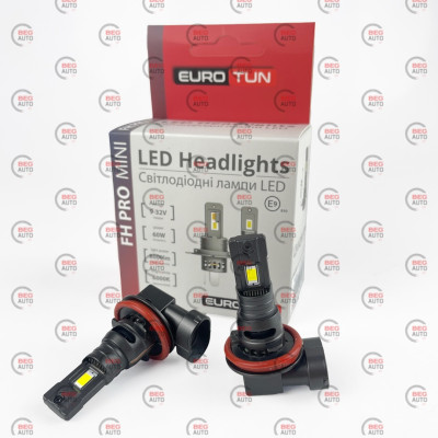 LED-лампа H8/H9/H11/H16 EuroTun FH PRO 60W 6000K LED-лампа H8/H9/H11/H16 EuroTun FH PRO 60W 6000K