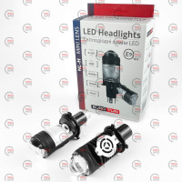LED-лампа H4 з лінзою EuroTun NL-H 60W 6000K CAN BUS