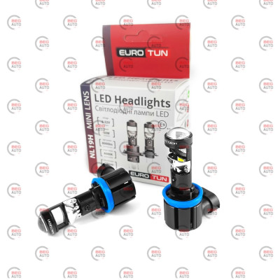 LED-лампа H8/H9/H11/H16 з лінзою EuroTun NL19H 50W 6000K CAN BUS LED-лампа H8/H9/H11/H16 з лінзою EuroTun NL19H 50W 6000K CAN BUS