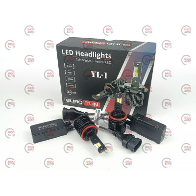LED-лампа H8/H9/H11/H16 EuroTun YL-1 65W 6000K CAN BUS LED-лампа H8/H9/H11/H16 EuroTun YL-1 65W 6000K CAN BUS